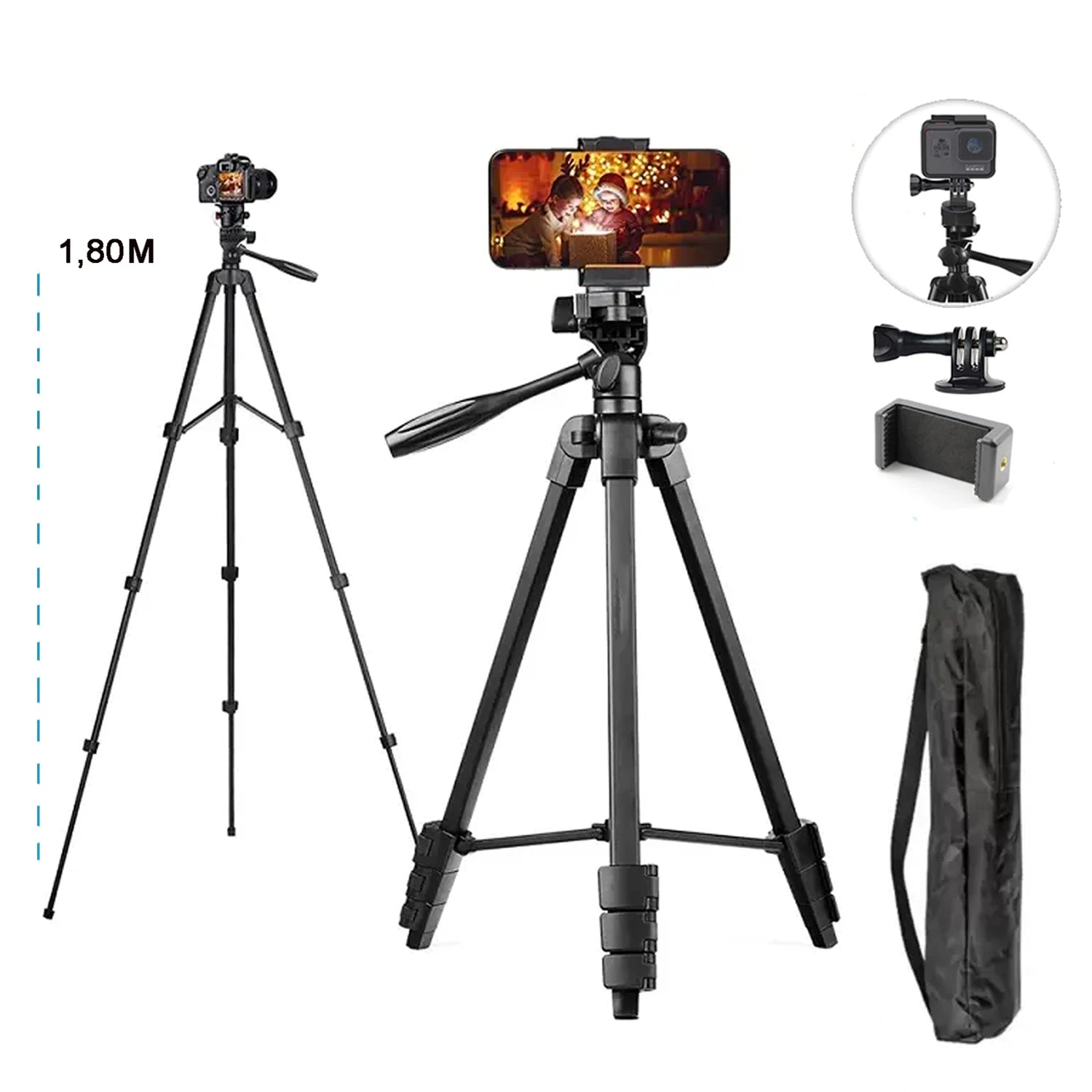 Tripé 1.80 Pro com Suporte - Cine