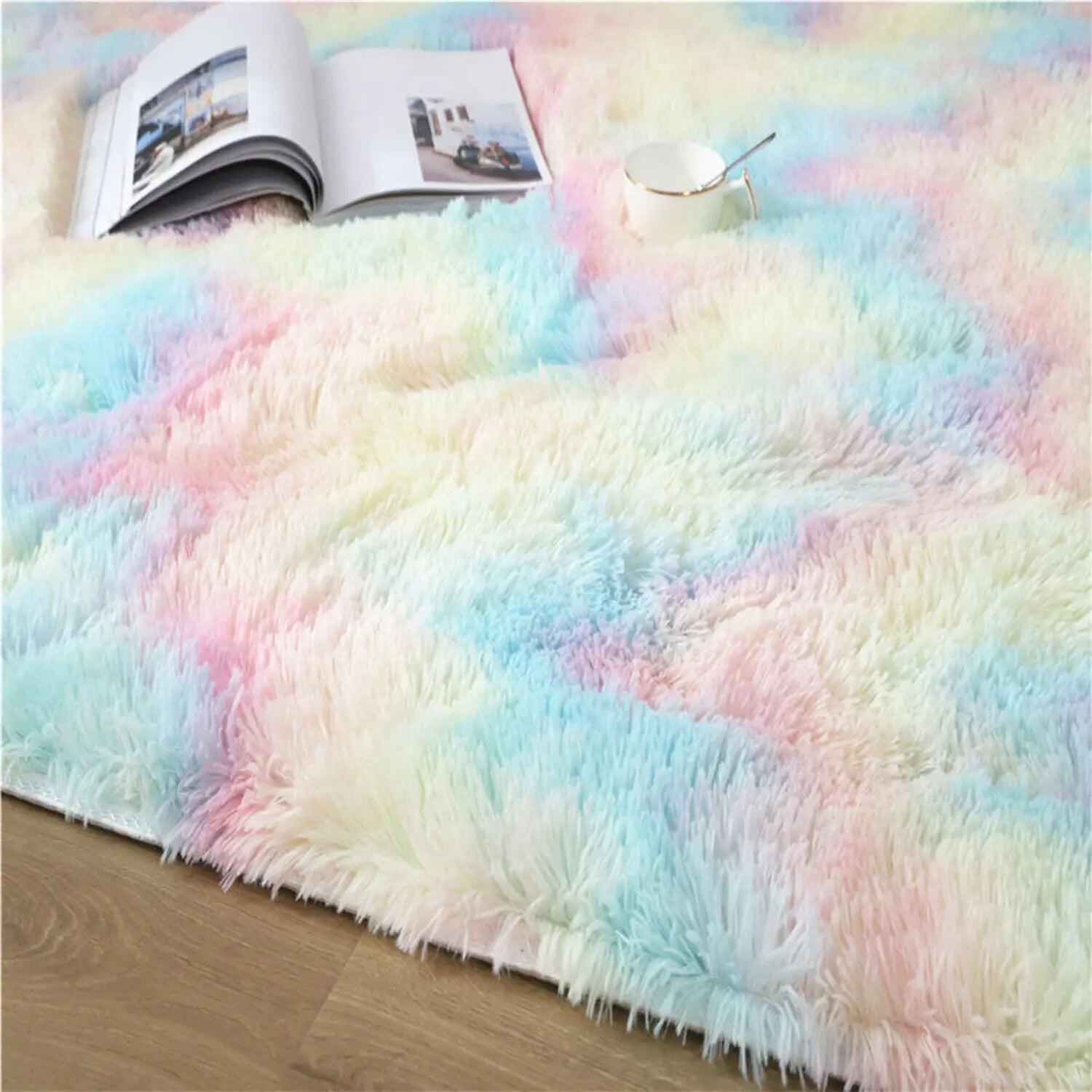 Plush Carpet 1,00m x 1,50m - Extra Soft-Decoration Living Room Office Bedroom-Varied Colors