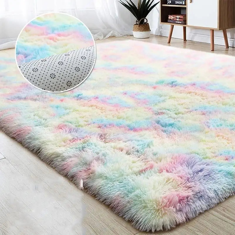 Plush Carpet 1,00m x 1,50m - Extra Soft-Decoration Living Room Office Bedroom-Varied Colors