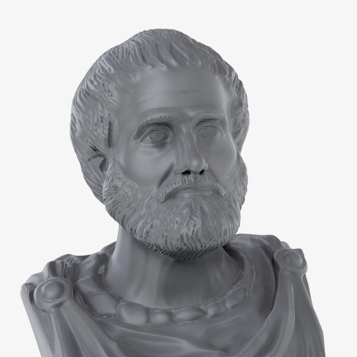 Sculpture Statue Bust Greek Philosophis Aristotle Figurine Decoration-ARTBOX3D