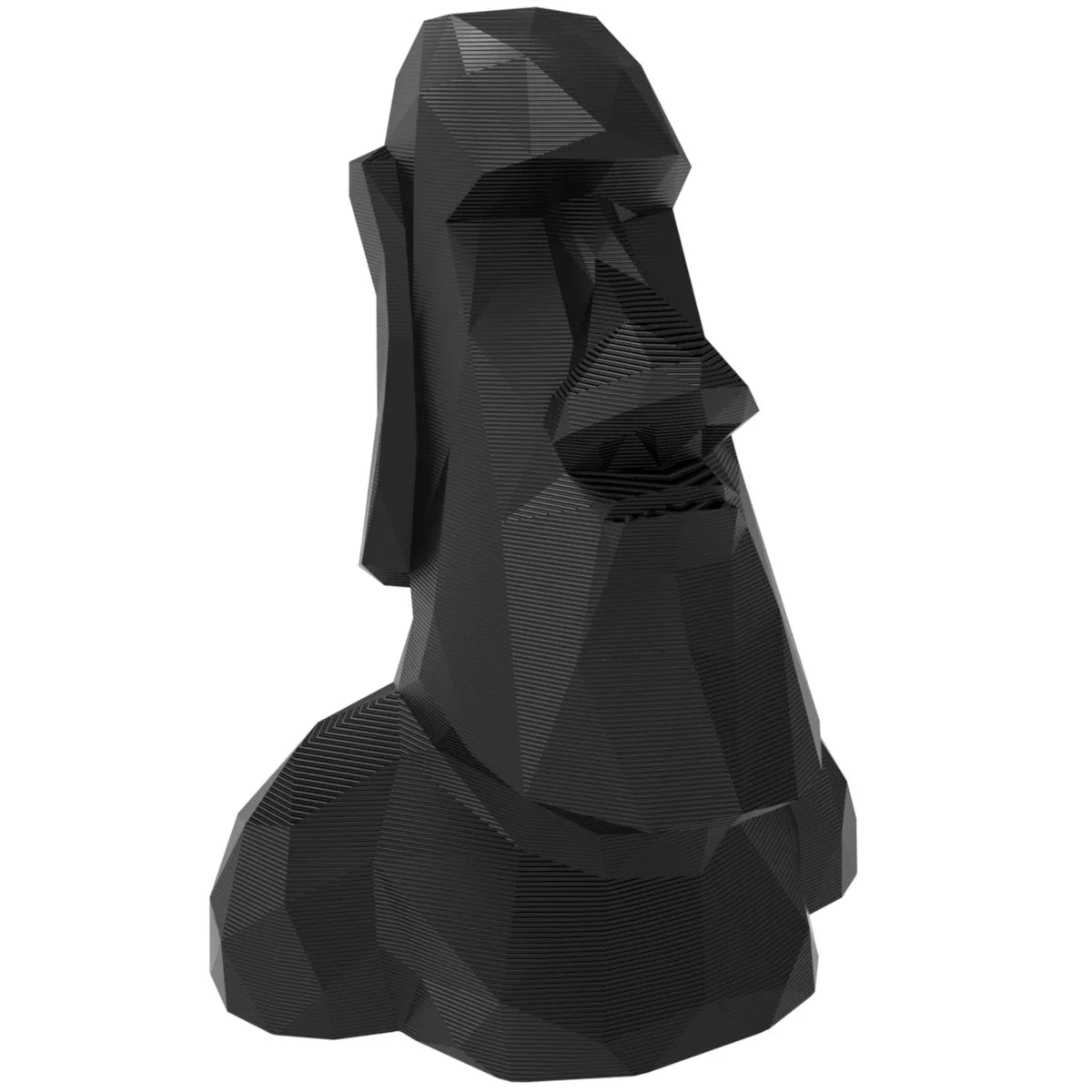 Miniature Moai Statue Black Pascoa Island 20 Cm Decoration-ARTBOX3D
