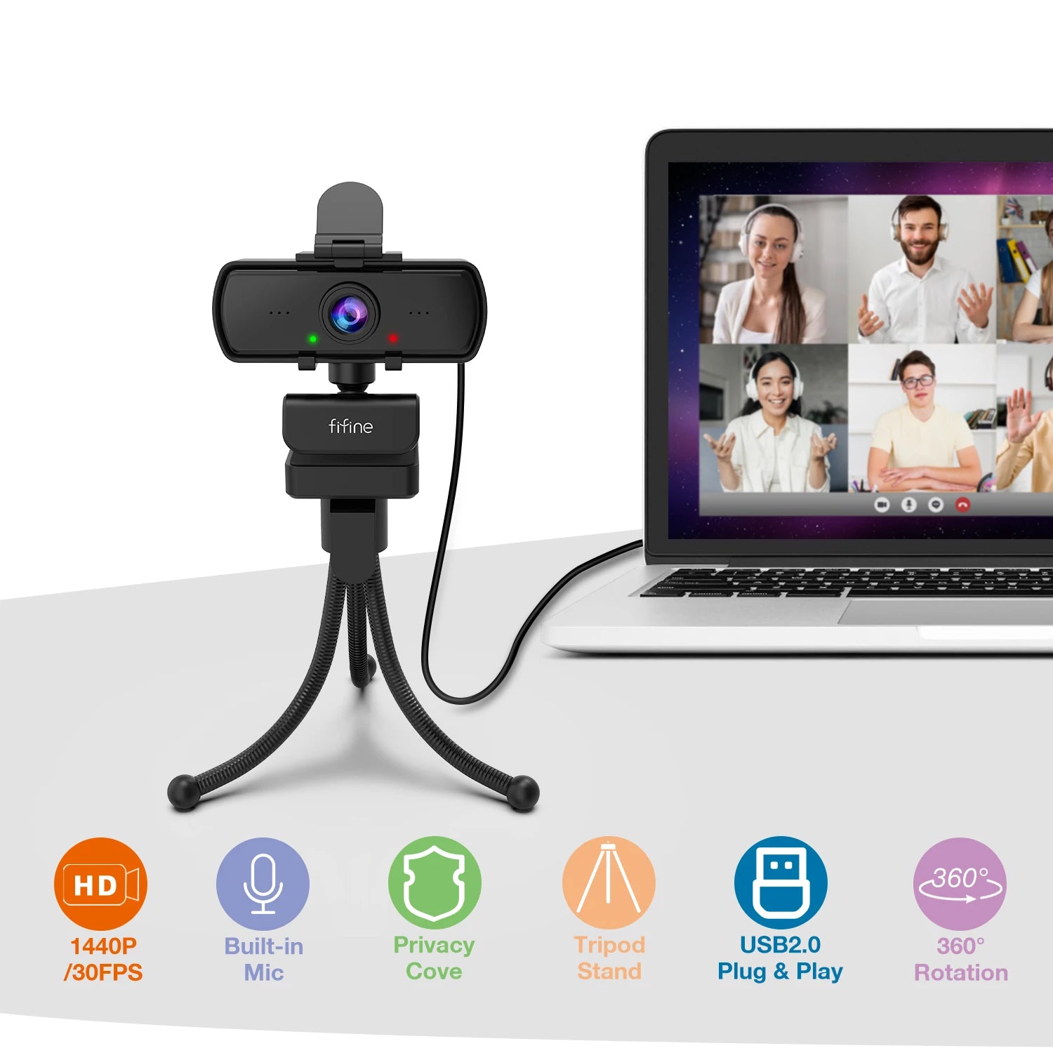 Webcam K420 Mic - CINE