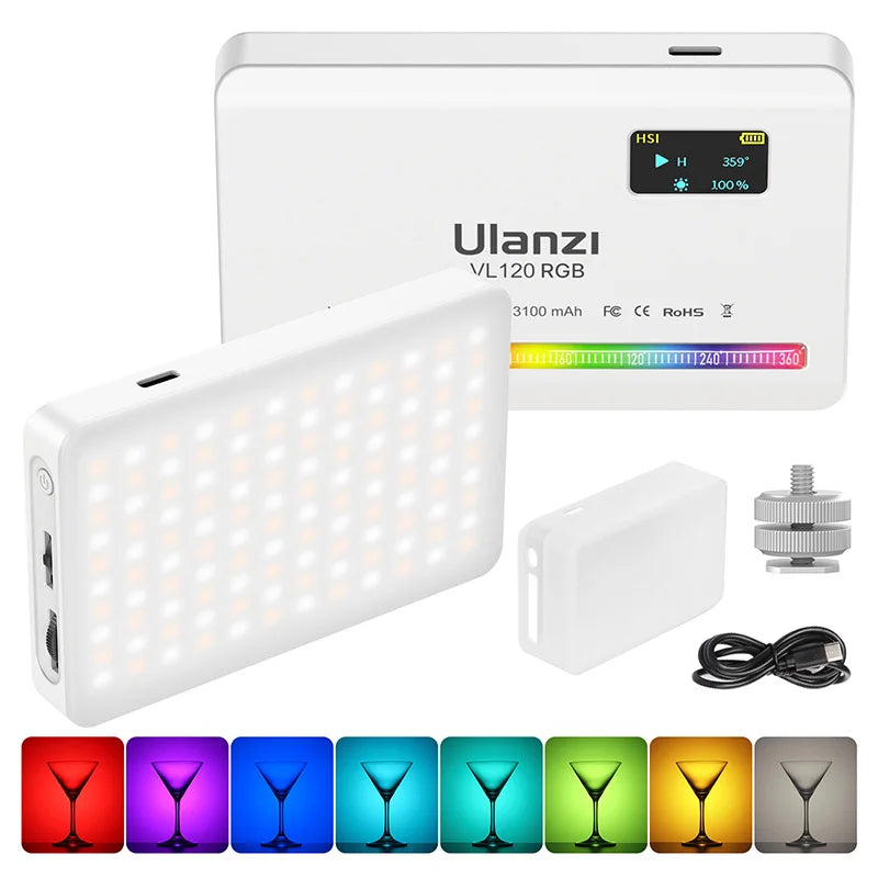 Luz RGB VL120 Ulanzi 2500K-9000K - CINE