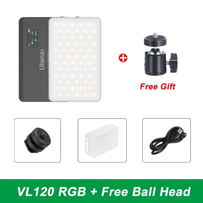Luz RGB VL120 Ulanzi 2500K-9000K - CINE