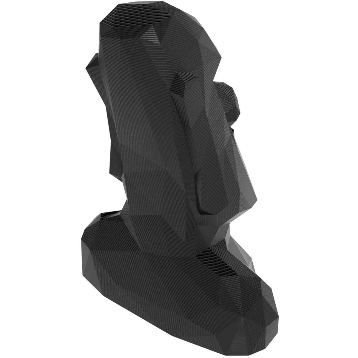 Miniature Moai Statue Black Pascoa Island 20 Cm Decoration-ARTBOX3D