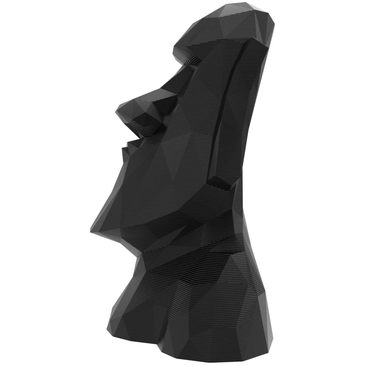 Miniature Moai Statue Black Pascoa Island 20 Cm Decoration-ARTBOX3D
