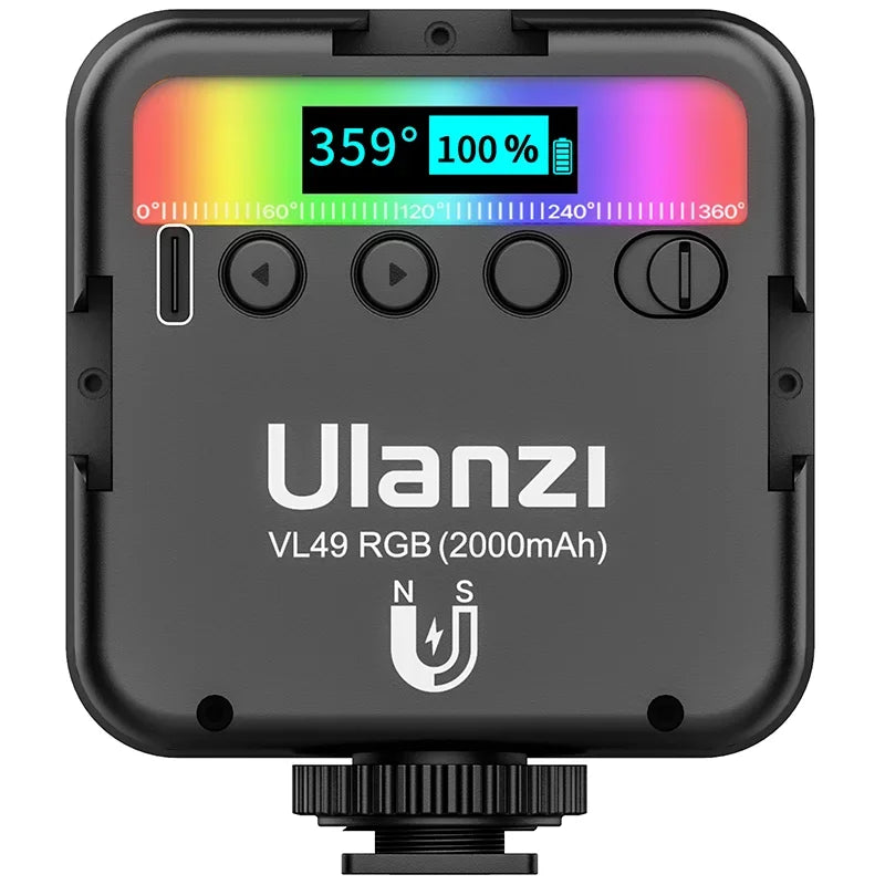 Luz RGB VL49 Ulanzi 2500K-9000K - Cine