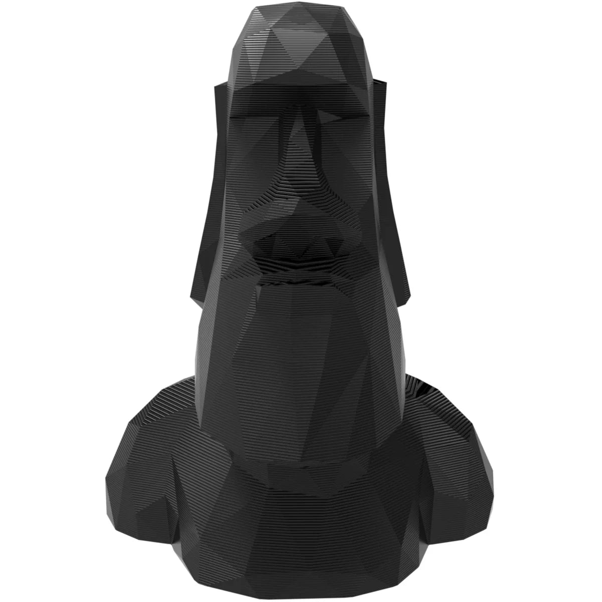 Miniature Moai Statue Black Pascoa Island 20 Cm Decoration-ARTBOX3D