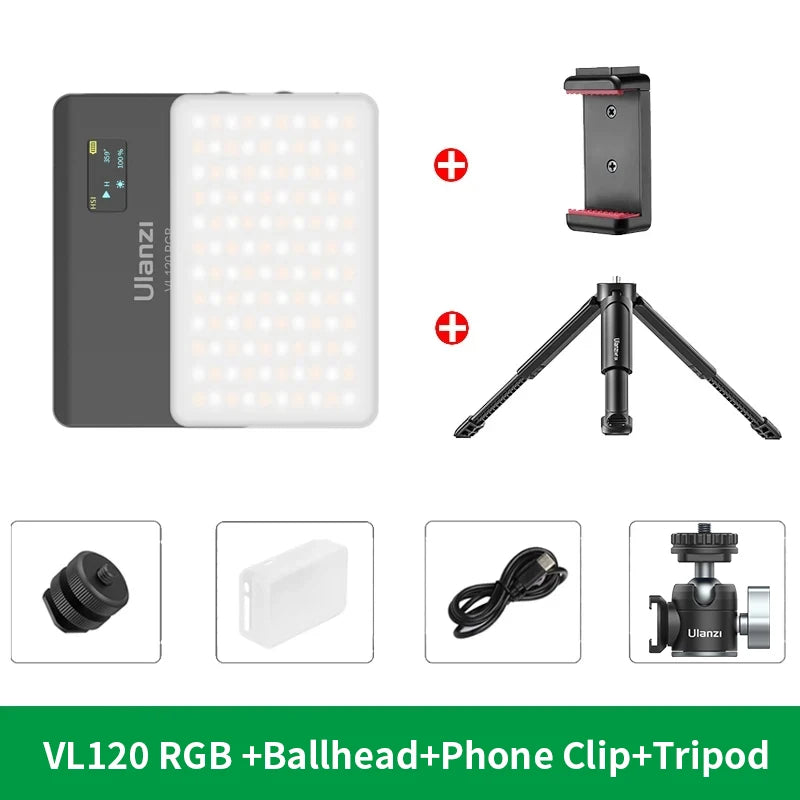 Luz RGB VL120 Ulanzi 2500K-9000K - CINE