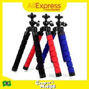ZJ08 Mini 3C Portable Flexible Tripod Adjustable Phone Holder Ideal for Photos Videos Vlogs and Moving Recorations