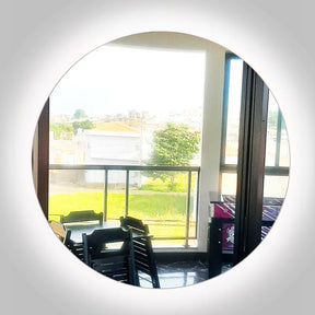 Hanging Led Decorative Mirror For Makeup Bathroom Living Room Bedroom
