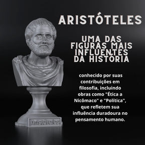 Sculpture Statue Bust Greek Philosophis Aristotle Figurine Decoration-ARTBOX3D