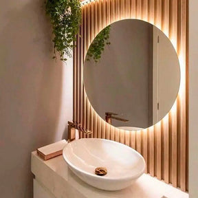 Hanging Led Decorative Mirror For Makeup Bathroom Living Room Bedroom