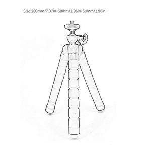 ZJ08 Mini 3C Portable Flexible Tripod Adjustable Phone Holder Ideal for Photos Videos Vlogs and Moving Recorations