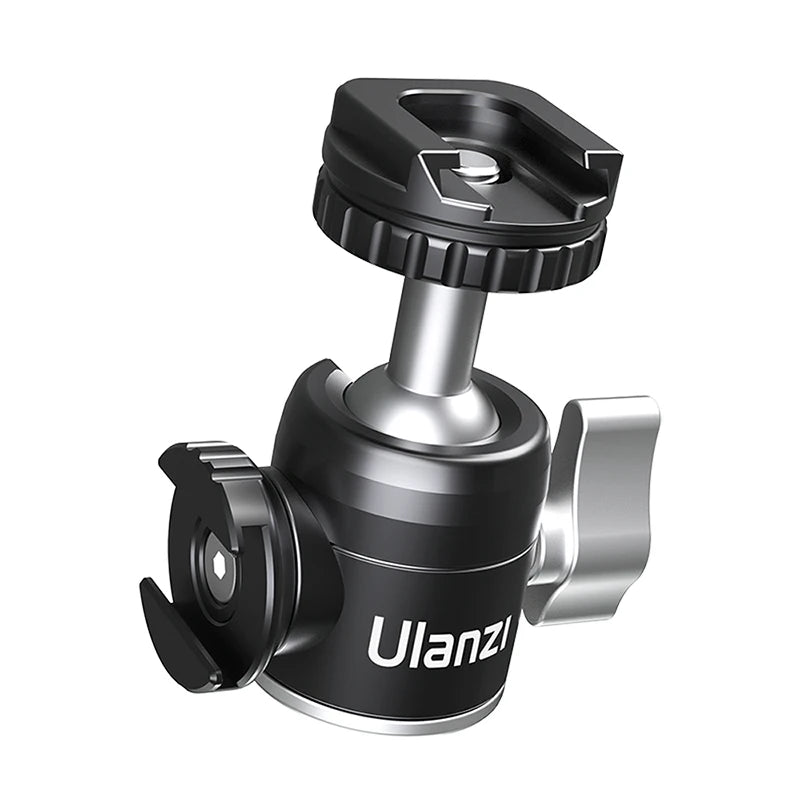 Ulanzi U-Vlog Lite Extendable Tripod Dual Cold Shoe Ball Head Volg Tripod for Smartphone Sony Canon Nikon DSLR Camera