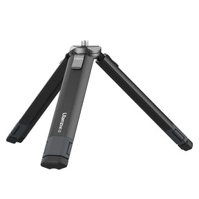 Ulanzi MT-24 Vlog Lite Metal Mini Tripod Extend Vlog Selfie Stick Tripod with Cold Shoe for Microphone LED Light DSLR SLR Camera