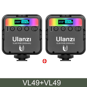 Luz RGB VL49 Ulanzi 2500K-9000K - Cine