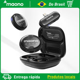 Local Brazil MAONO WM620 Wireless Lavalier Microphone Lapel Mic with Professional Noise Cancelling for VIDEO Recording Vlogging